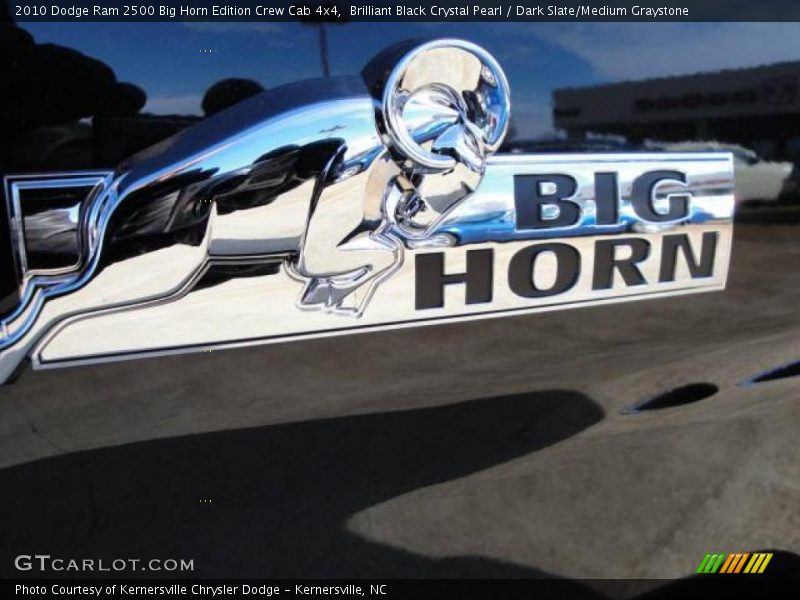 Brilliant Black Crystal Pearl / Dark Slate/Medium Graystone 2010 Dodge Ram 2500 Big Horn Edition Crew Cab 4x4