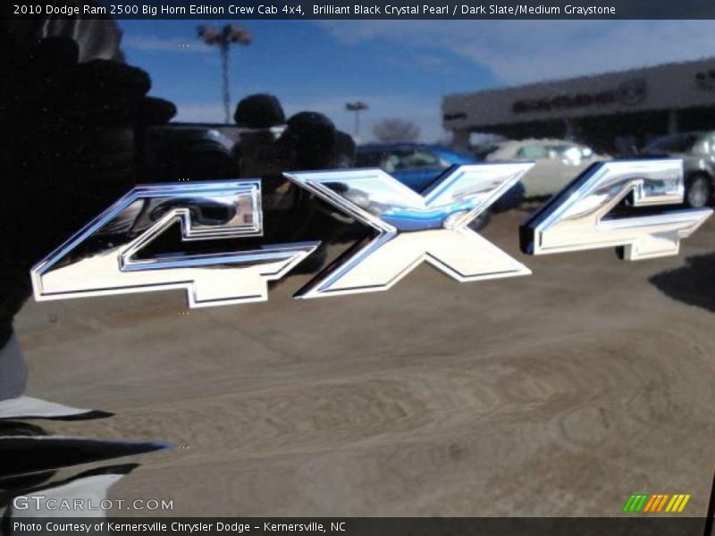 Brilliant Black Crystal Pearl / Dark Slate/Medium Graystone 2010 Dodge Ram 2500 Big Horn Edition Crew Cab 4x4