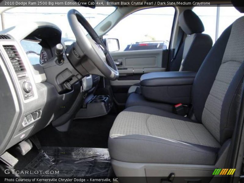 Brilliant Black Crystal Pearl / Dark Slate/Medium Graystone 2010 Dodge Ram 2500 Big Horn Edition Crew Cab 4x4