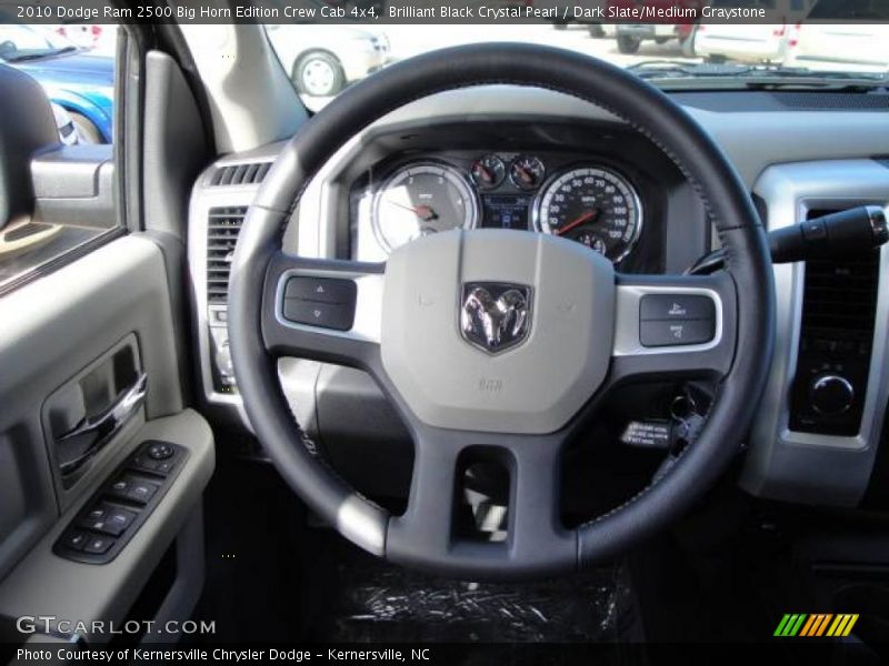 Brilliant Black Crystal Pearl / Dark Slate/Medium Graystone 2010 Dodge Ram 2500 Big Horn Edition Crew Cab 4x4