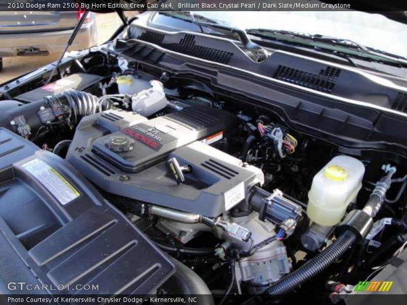 Brilliant Black Crystal Pearl / Dark Slate/Medium Graystone 2010 Dodge Ram 2500 Big Horn Edition Crew Cab 4x4