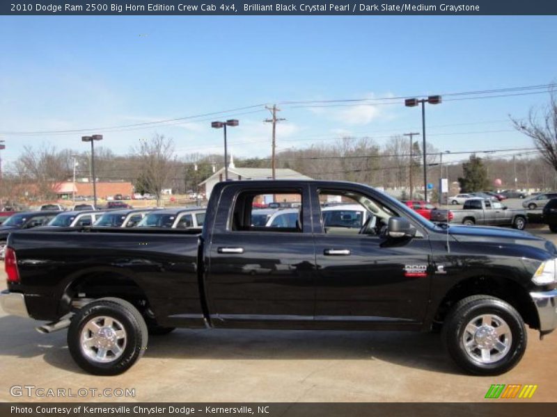 Brilliant Black Crystal Pearl / Dark Slate/Medium Graystone 2010 Dodge Ram 2500 Big Horn Edition Crew Cab 4x4