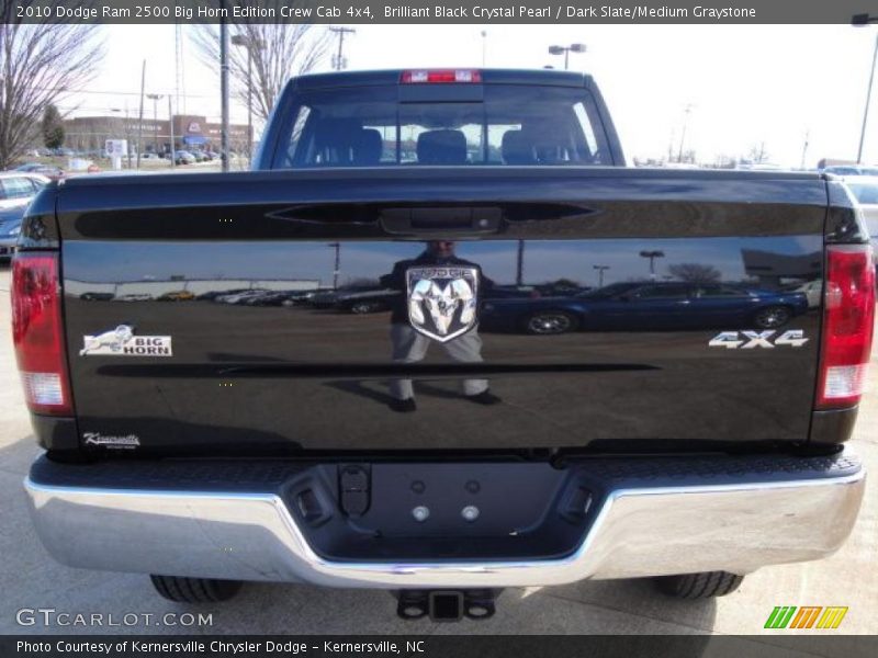 Brilliant Black Crystal Pearl / Dark Slate/Medium Graystone 2010 Dodge Ram 2500 Big Horn Edition Crew Cab 4x4