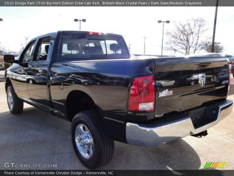 Brilliant Black Crystal Pearl / Dark Slate/Medium Graystone 2010 Dodge Ram 2500 Big Horn Edition Crew Cab 4x4