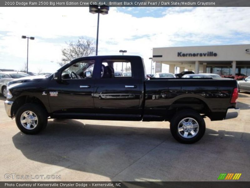 Brilliant Black Crystal Pearl / Dark Slate/Medium Graystone 2010 Dodge Ram 2500 Big Horn Edition Crew Cab 4x4