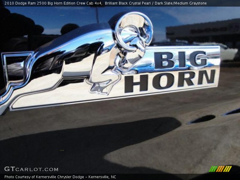 Brilliant Black Crystal Pearl / Dark Slate/Medium Graystone 2010 Dodge Ram 2500 Big Horn Edition Crew Cab 4x4