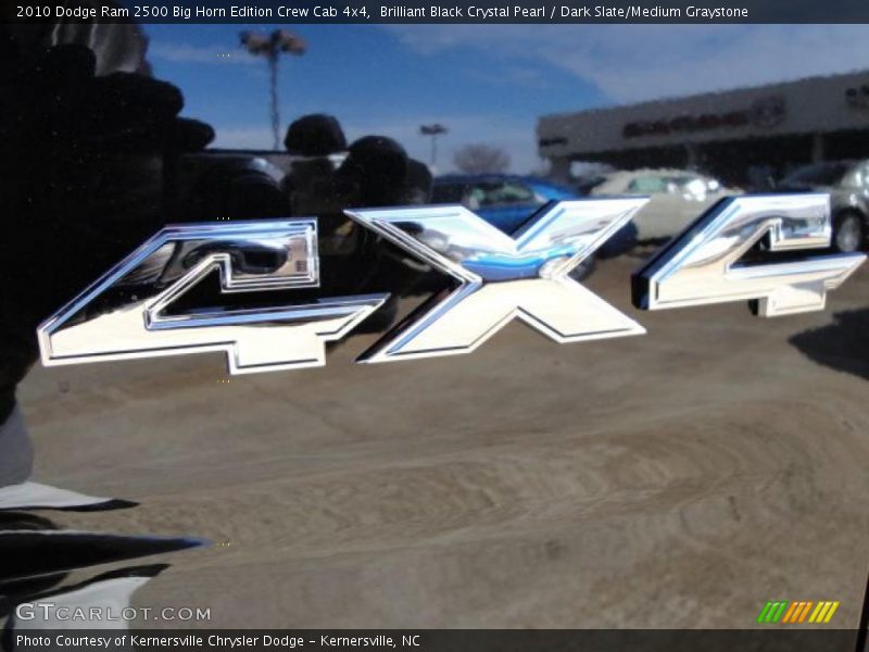 Brilliant Black Crystal Pearl / Dark Slate/Medium Graystone 2010 Dodge Ram 2500 Big Horn Edition Crew Cab 4x4