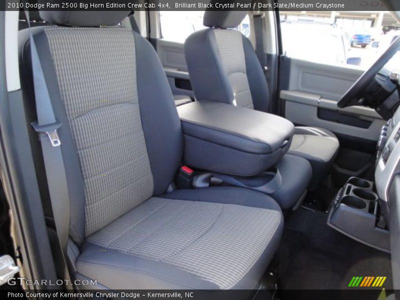 Brilliant Black Crystal Pearl / Dark Slate/Medium Graystone 2010 Dodge Ram 2500 Big Horn Edition Crew Cab 4x4