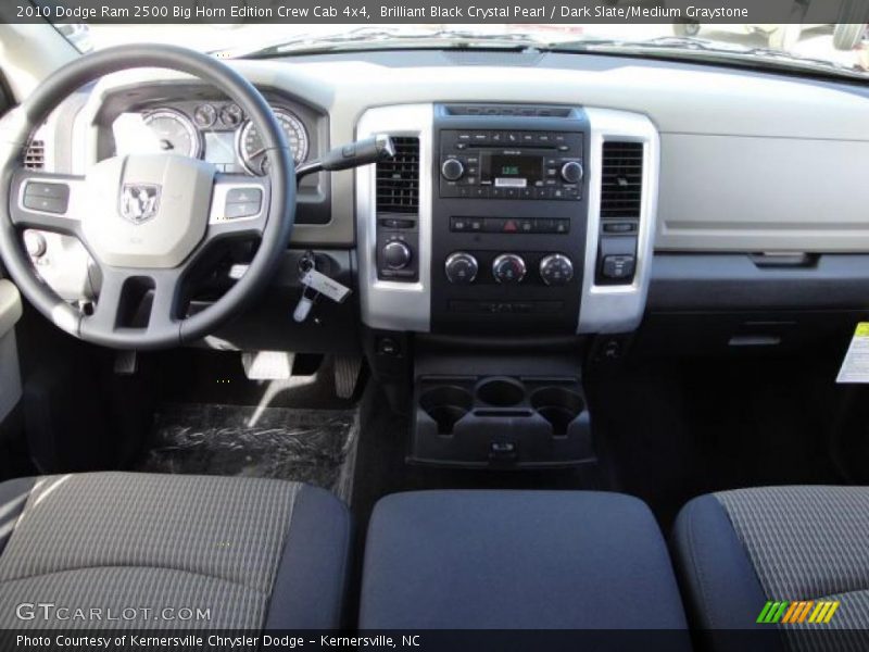 Brilliant Black Crystal Pearl / Dark Slate/Medium Graystone 2010 Dodge Ram 2500 Big Horn Edition Crew Cab 4x4