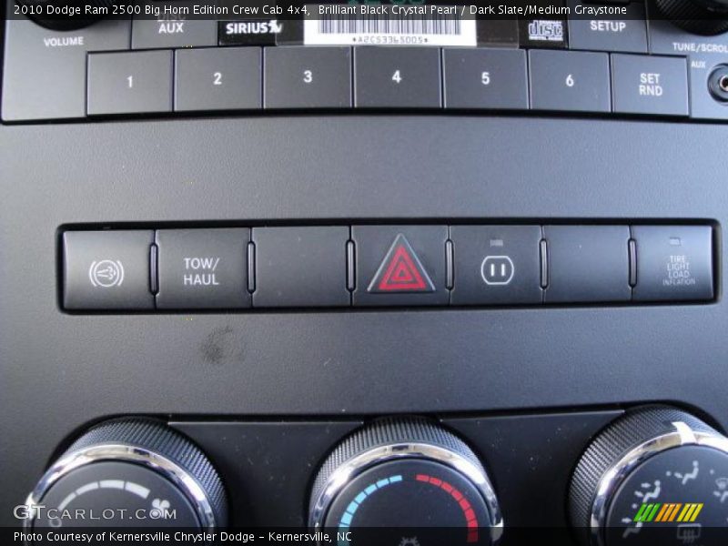 Brilliant Black Crystal Pearl / Dark Slate/Medium Graystone 2010 Dodge Ram 2500 Big Horn Edition Crew Cab 4x4