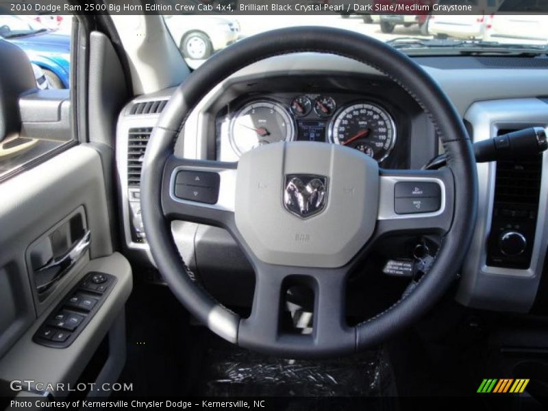 Brilliant Black Crystal Pearl / Dark Slate/Medium Graystone 2010 Dodge Ram 2500 Big Horn Edition Crew Cab 4x4