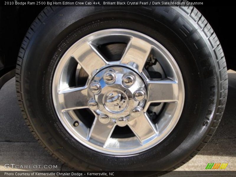 Brilliant Black Crystal Pearl / Dark Slate/Medium Graystone 2010 Dodge Ram 2500 Big Horn Edition Crew Cab 4x4
