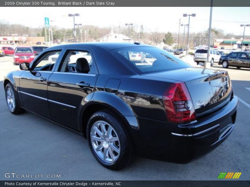 Brilliant Black / Dark Slate Gray 2009 Chrysler 300 Touring