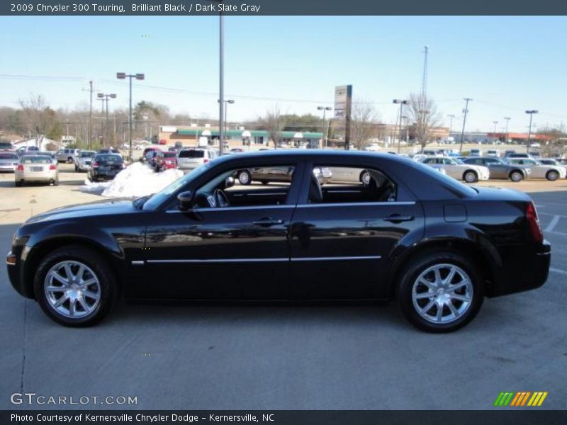Brilliant Black / Dark Slate Gray 2009 Chrysler 300 Touring