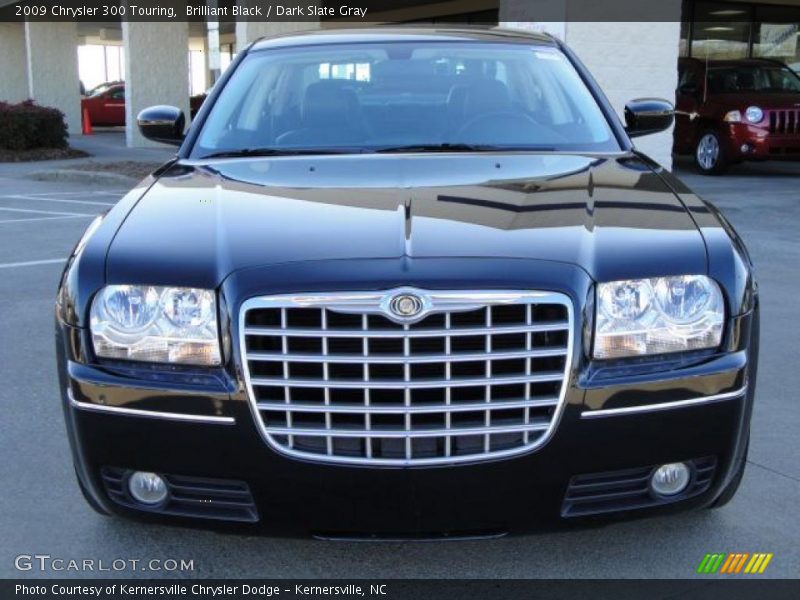 Brilliant Black / Dark Slate Gray 2009 Chrysler 300 Touring