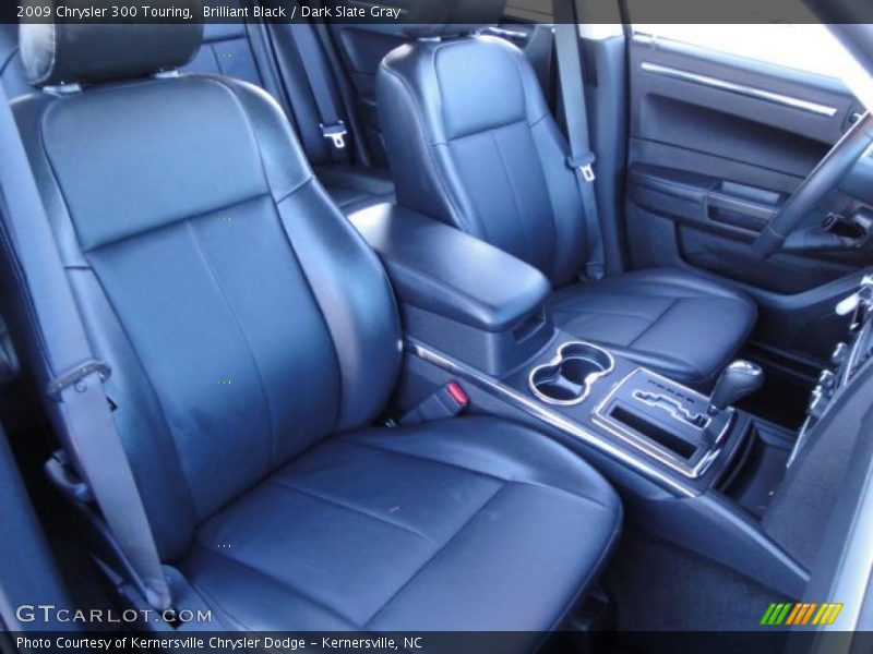Brilliant Black / Dark Slate Gray 2009 Chrysler 300 Touring