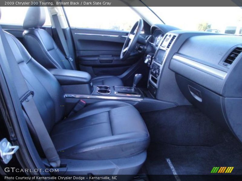 Brilliant Black / Dark Slate Gray 2009 Chrysler 300 Touring