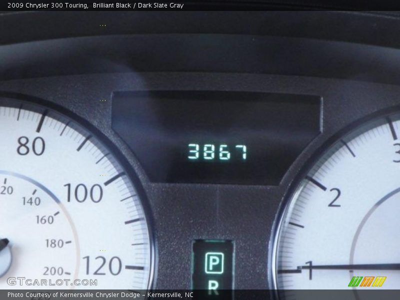 Brilliant Black / Dark Slate Gray 2009 Chrysler 300 Touring