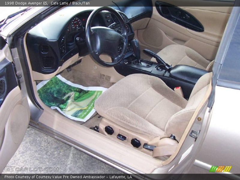 Cafe Latte / Black/Tan 1998 Dodge Avenger ES
