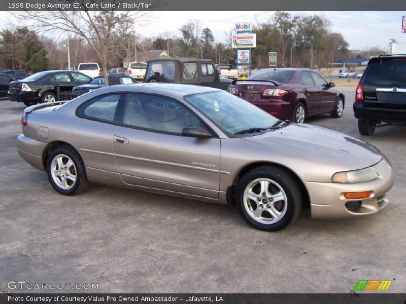 Cafe Latte / Black/Tan 1998 Dodge Avenger ES