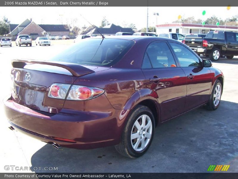 Dark Cherry Metallic / Beige 2006 Mazda MAZDA6 i Sedan