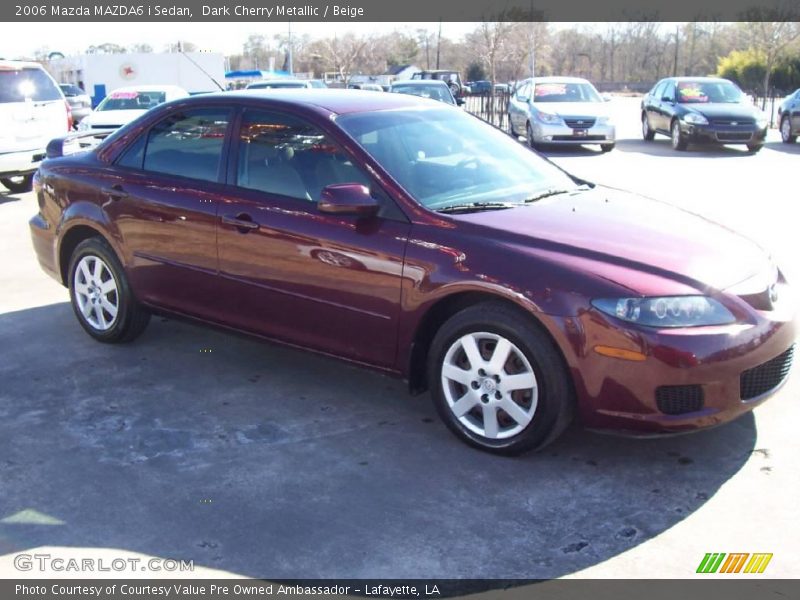 Dark Cherry Metallic / Beige 2006 Mazda MAZDA6 i Sedan