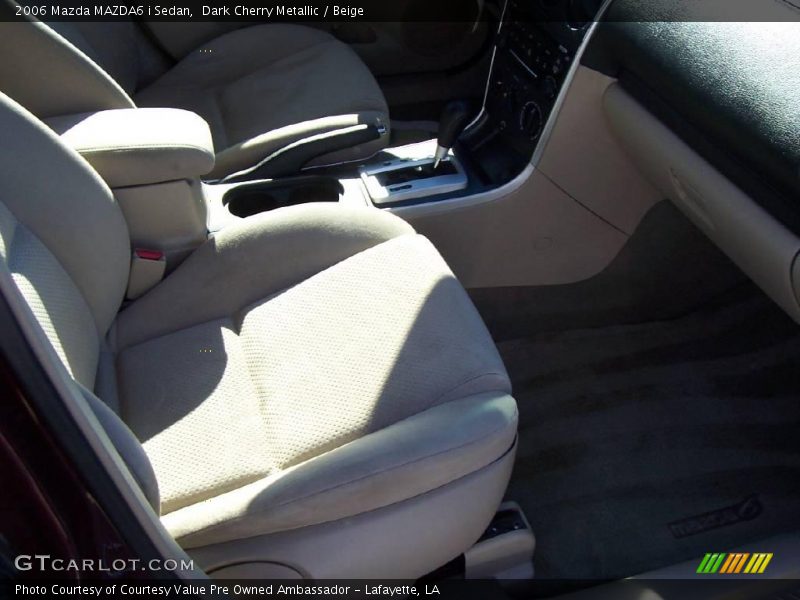 Dark Cherry Metallic / Beige 2006 Mazda MAZDA6 i Sedan