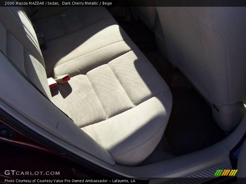 Dark Cherry Metallic / Beige 2006 Mazda MAZDA6 i Sedan