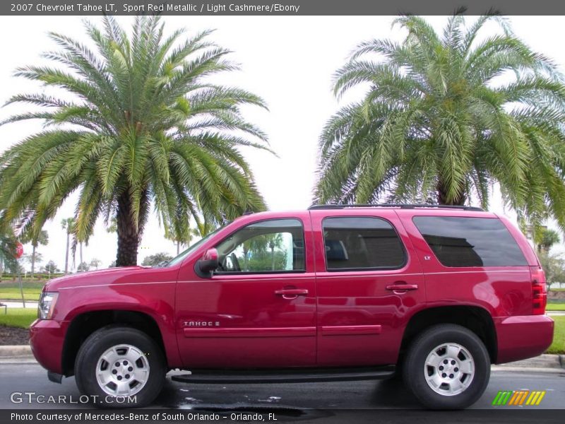 Sport Red Metallic / Light Cashmere/Ebony 2007 Chevrolet Tahoe LT