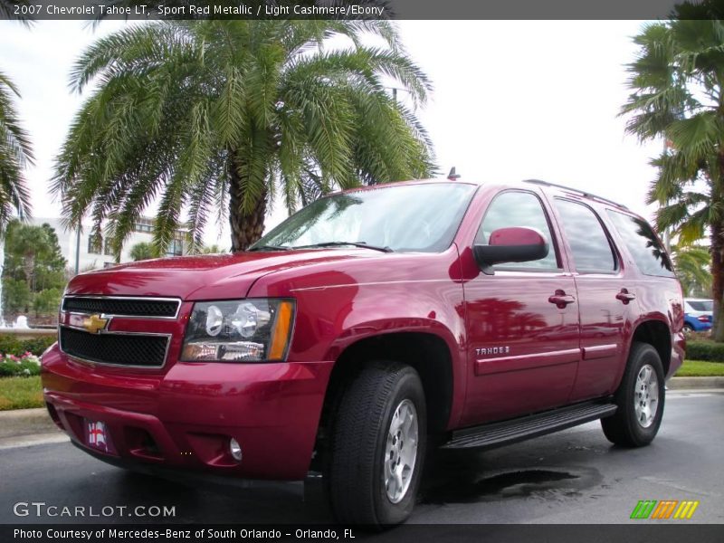 Sport Red Metallic / Light Cashmere/Ebony 2007 Chevrolet Tahoe LT