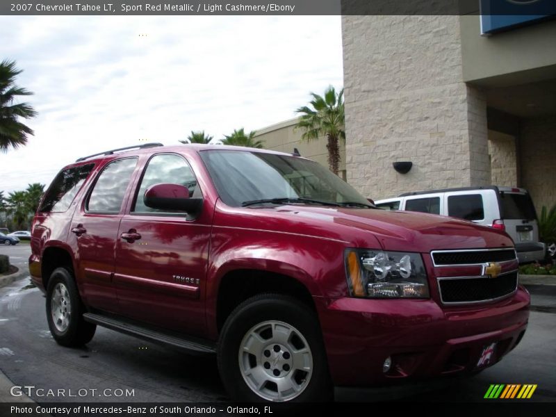 Sport Red Metallic / Light Cashmere/Ebony 2007 Chevrolet Tahoe LT