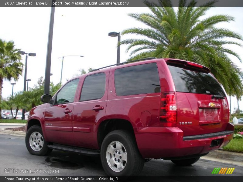 Sport Red Metallic / Light Cashmere/Ebony 2007 Chevrolet Tahoe LT