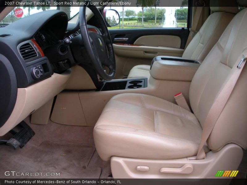 Sport Red Metallic / Light Cashmere/Ebony 2007 Chevrolet Tahoe LT