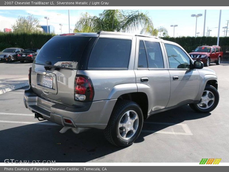 Silverstone Metallic / Light Gray 2007 Chevrolet TrailBlazer LS