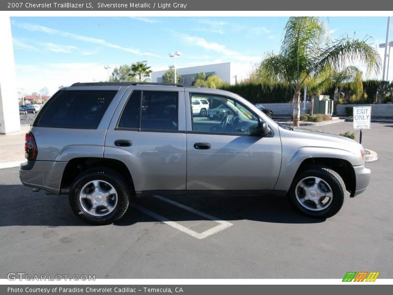 Silverstone Metallic / Light Gray 2007 Chevrolet TrailBlazer LS