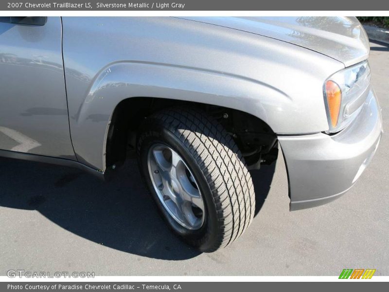 Silverstone Metallic / Light Gray 2007 Chevrolet TrailBlazer LS