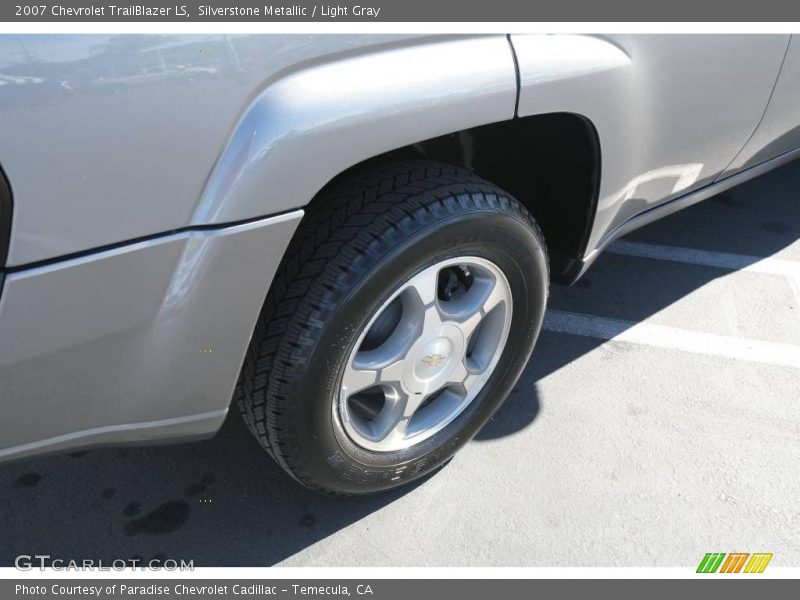 Silverstone Metallic / Light Gray 2007 Chevrolet TrailBlazer LS