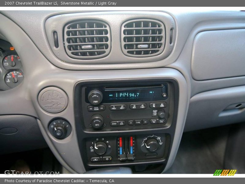 Silverstone Metallic / Light Gray 2007 Chevrolet TrailBlazer LS