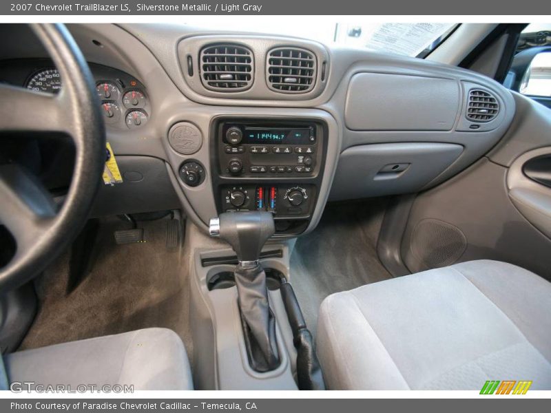 Silverstone Metallic / Light Gray 2007 Chevrolet TrailBlazer LS