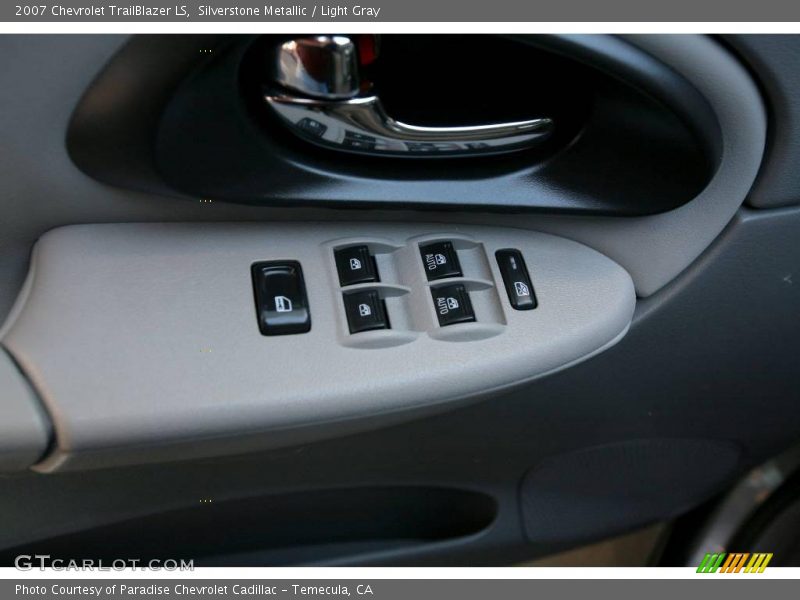 Silverstone Metallic / Light Gray 2007 Chevrolet TrailBlazer LS