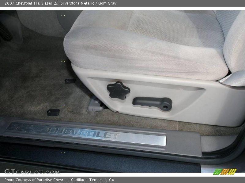 Silverstone Metallic / Light Gray 2007 Chevrolet TrailBlazer LS
