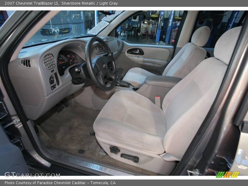 Silverstone Metallic / Light Gray 2007 Chevrolet TrailBlazer LS