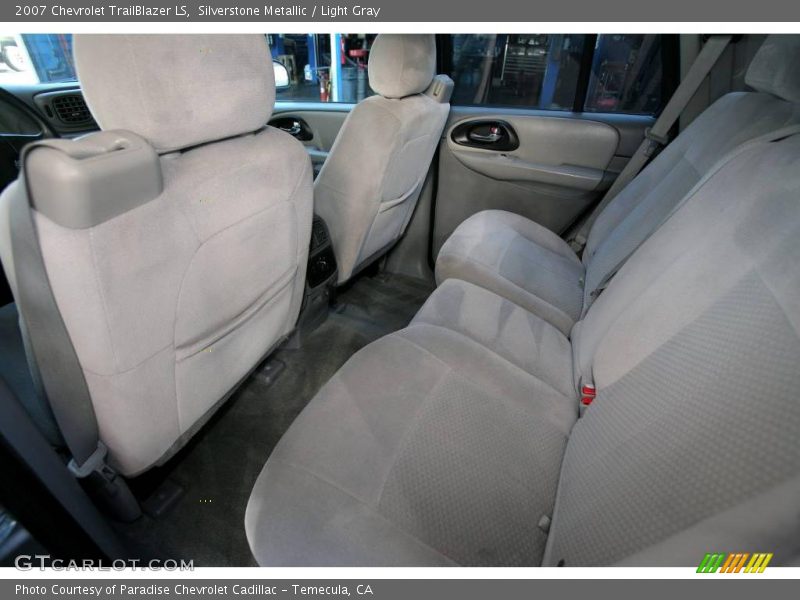 Silverstone Metallic / Light Gray 2007 Chevrolet TrailBlazer LS