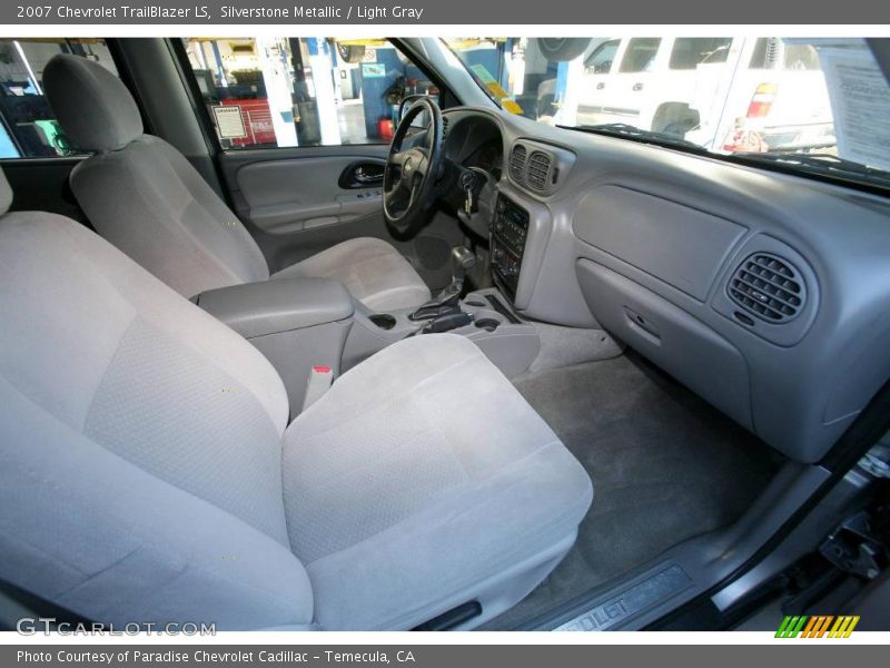 Silverstone Metallic / Light Gray 2007 Chevrolet TrailBlazer LS