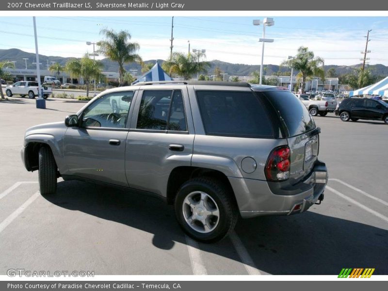 Silverstone Metallic / Light Gray 2007 Chevrolet TrailBlazer LS