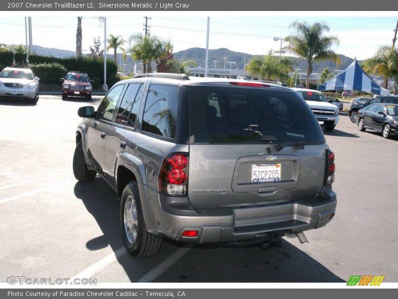 Silverstone Metallic / Light Gray 2007 Chevrolet TrailBlazer LS