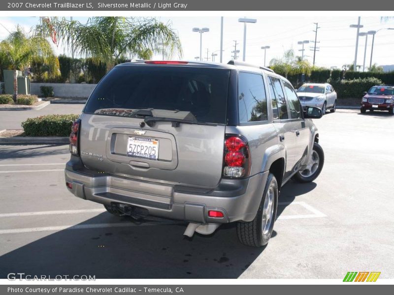 Silverstone Metallic / Light Gray 2007 Chevrolet TrailBlazer LS