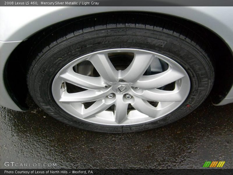 Mercury Silver Metallic / Light Gray 2008 Lexus LS 460