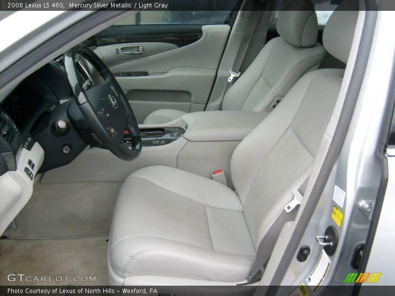Mercury Silver Metallic / Light Gray 2008 Lexus LS 460