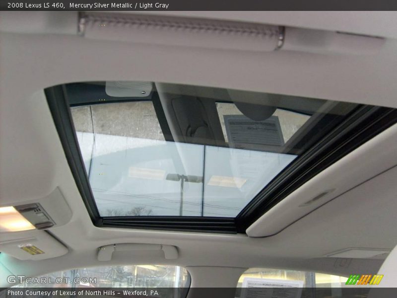 Mercury Silver Metallic / Light Gray 2008 Lexus LS 460